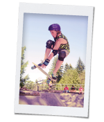 Photo of kids skateboarding