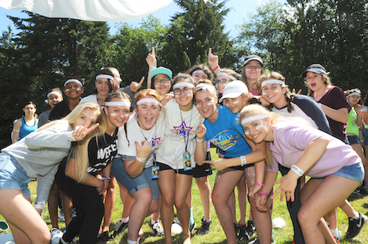 Photo of girls having fun together